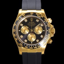 미러급 로렉스 남성용 코스모그래프 데이토나 m126518ln-0005 세라믹 베젤 18K 옐로우골드 40mm 크로노그래프 7750 오토매틱 무브먼트 블랙 다이얼 rol5331 Ⅳ