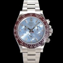 미러급 로렉스 남성용 코스모그래프 데이토나 플래티넘 m116506-0002 세라믹 베젤 40mm 크로노그래프 7750 오토매틱 무브먼트 아이스 블루 다이얼 rol5322 Ⅳ