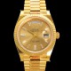 미러급 로렉스 남성용 데이데이트 m228238-0005 18K 옐로우골드 40mm 오토매틱 Cal.3255 타입 샴페인 바게트 다이얼 rol5300 Ⅳ
