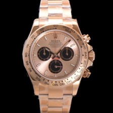 미러급 로렉스 남성용 코스모그래프 데이토나 m126505-0003 18K 로즈골드 40mm 크로노그래프 7750 오토매틱 무브먼트 핑크 다이얼 rol5335 Ⅳ