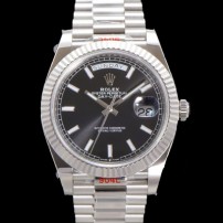 미러급 로렉스 남성용 데이데이트 m228236-0003 40mm 오토매틱 Cal.3255 타입 블랙 다이얼 rol5304 Ⅳ