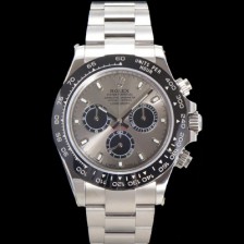 미러급 로렉스 남성용 코스모그래프 데이토나 116519ln-0024 세라믹 베젤 40mm 크로노그래프 7750 오토매틱 무브먼트 그레이 다이얼 rol5317 Ⅳ