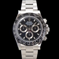 미러급 로렉스 남성용 코스모그래프 데이토나 m116500ln-0002 세라믹 베젤 40mm 크로노그래프 7750 오토매틱 무브먼트 블랙 다이얼 rol5319 Ⅳ