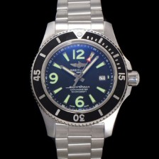 미러급 브라이틀링 남성용 슈퍼오션 A17367D71B1S1 오토매틱 2824타입 44mm 메탈줄 블랙 다이얼 bre6047 Ⅳ