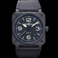 미러급 벨엔로즈 남성용 인스트루먼트03 BR03A-BL-CESRB 오토매틱 2892타입 42mm 세라믹 우레탄줄 블랙 다이얼 bel4107 Ⅳ