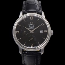 미러급 오메가 남성용 드빌 424.13.40.21.01.001 프레스티지 코-액시얼 39.5mm 오토매틱 Cal.2627 타입 블랙 다이얼 omg0161 Ⅳ