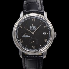 미러급 오메가 남성용 드빌 424.13.40.21.01.002 프레스티지 코-액시얼 39.5mm 오토매틱 Cal.2627 타입 블랙 다이얼 omg0162 Ⅳ