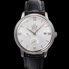 미러급 오메가 남성용 드빌 424.13.40.21.02.001 프레스티지 코-액시얼 39.5mm 오토매틱 Cal.2627 타입 실버 다이얼 omg0163 Ⅳ