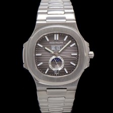 미러급 파텍필립 남성용 노틸러스 5726/1A-001 오토매틱 Cal.324 타입 40.5mm 메탈줄 그레이 다이얼 pat2215 Ⅳ