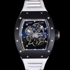 미러급 리차드밀레 남성용 RM055 부바왓슨 세라믹 50mm 기계식 수동형 무브먼트 스켈레톤 다이얼 ric0313 Ⅳ