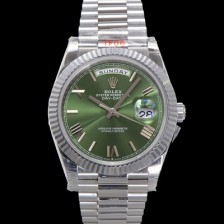 미러급 로렉스 남성용 New 데이데이트 m228239-0033 무게187g 40mm 오토매틱 Cal.2836-2 타입 그린 다이얼 rol5393 Ⅳ