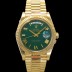 미러급 로렉스 남성용 New 데이데이트 m228238-0061 무게187g 18K 옐로우골드 40mm 오토매틱 Cal.2836-2 타입 그린 다이얼 rol5397 Ⅳ