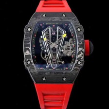 미러급 리차드밀레 남성용 RM27-03 투어빌론 포지드 카본 47mm 투르비용 무브먼트 스켈레톤 다이얼 ric0281 Ⅳ