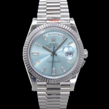 미러급 로렉스 남성용 New 데이데이트 m228236-0006 무게187g 40mm 오토매틱 Cal.2836-2 타입 아이스 블루 다이얼 rol5391 Ⅳ