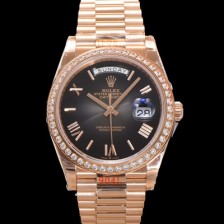 미러급 로렉스 남성용 New 데이데이트 m228345rbr-0025 무게187g 18K 로즈골드 40mm 오토매틱 Cal.2836-2 타입 다이아몬드/슬레이트 옴브레 다이얼 rol5401 Ⅳ