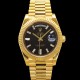 미러급 로렉스 남성용 New "VIP 타입 최종형" 데이데이트 m228238-0004 무게195g 18K 옐로우골드 40mm 오토매틱 Cal.3255 타입 블랙 바게트 다이얼 rol5422 Ⅳ