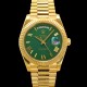 미러급 로렉스 남성용 New "VIP 타입 최종형" 데이데이트 m228238-0061 무게195g 18K 옐로우골드 40mm 오토매틱 Cal.3255 타입 그린 로마 다이얼 rol5423 Ⅳ