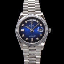미러급 로렉스 남성용 New 데이데이트 m128239-0023 무게173g 프레지던트 36mm 오토매틱 Cal.2836-2 타입 다이아몬드 블루 옴브레 다이얼 rol5413 Ⅳ