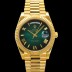 미러급 로렉스 남성용 New "VIP 타입 최종형" 데이데이트 m228238-0069 무게195g 18K 옐로우골드 40mm 오토매틱 Cal.3255 타입 그린 옴브레 다이얼 rol5424 Ⅳ