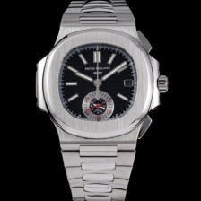 미러급 파텍필립 남성용 노틸러스 5980/1A-014 오토매틱 Cal.CH 28-520 C 타입 40.5mm 메탈줄 블랙 다이얼 pat2225 Ⅳ