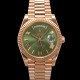 미러급 로렉스 남성용 New "VIP 타입 최종형" 데이데이트 m228235-0025 무게195g 18K 로즈골드 40mm 오토매틱 Cal.3255 타입 올리브 로마 다이얼 rol5417 Ⅳ