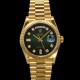 미러급 로렉스 남성용 New 데이데이트 m128238-0069 무게173g 18K 옐로우골드 프레지던트 36mm 오토매틱 Cal.2836-2 타입 다이아몬드 그린 옴브레 다이얼 rol5408 Ⅳ