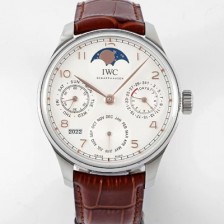 미러급 아이더블유씨 남성용 포루투기즈 IW503307 퍼페추얼 캘린더 싱글 문 44mm 오토매틱 무브먼트 화이트 다이얼 iwc4107 Ⅳ