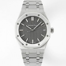 미러급 오데마피게 남성용 로얄오크 15500ST.OO.1220ST.02 41mm 오토매틱 Cal.4302 무브먼트 그레이 다이얼 aud6539 Ⅳ