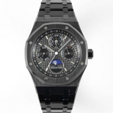 미러급 오데마피게 남성용 로얄오크 26579CE.OO.1225CE.01 퍼페추얼 캘린더 41mm 세라믹 오토매틱 Cal.5134 타입 다크 그레이 다이얼 aud6561 Ⅳ