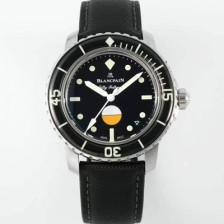 미러급 블랑팡 남성용 피프티 패덤즈 MIL-SPEC 캔버스 5008-1130-B52A 40mm 오토매틱 Cal.1151타입 블랙 다이얼 bla4212 Ⅳ