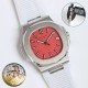 미러급 파텍필립 남성용 노틸러스 5711 오토매틱 Cal.324 S C타입 40mm 레드 다이얼 pat2236 Ⅳ