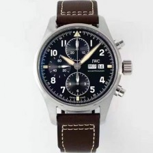 미러급 아이더블유씨 남성용 파일럿 워치 IW387903 스핏파이어 크로노그래프 43mm 오토매틱 무브먼트 블랙 다이얼 iwc4115 Ⅳ