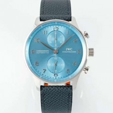 미러급 아이더블유씨 남성용 신상품 포르투기즈 IW371626 크로노그래프 41mm 오토매틱 Cal.69355 타입 아이스 블루 다이얼 iwc4116 Ⅳ