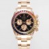 미러급 로렉스 남성용 데이토나 레인보우 116598 RBOW 크로노그래프 18k 로즈골드 40mm 오토매틱 Cal.4130타입 블랙 다이얼 rol5433 Ⅳ