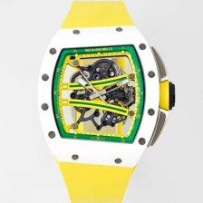 미러급 리차드밀레 남성용 리차드밀 RM61-01 세라믹 50mm 기계식 수동형 무브먼트 스켈레톤 다이얼 ric0319 Ⅳ