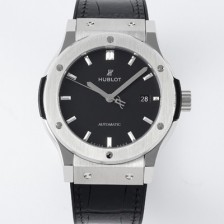 미러급 휴블렛 남성용 클래식 퓨전 542.NX.1171.RX 42mm 오토매틱 2892 타입 가죽/러버 믹스 블랙 다이얼 hub2139 Ⅳ