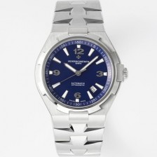 미러급 바쉐런 콘스탄틴 남성용 오버시즈 P47040/000A-9008 오토매틱 Cal.1226 SC 타입 42mm 블루 다이얼 vac1164 Ⅳ