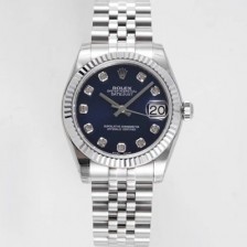 미러급 로렉스 여성용 데이져스트 178274 플루티드 31mm 쥬빌레 오토매틱 2236타입 블루 다이얼 rol5437 Ⅳ